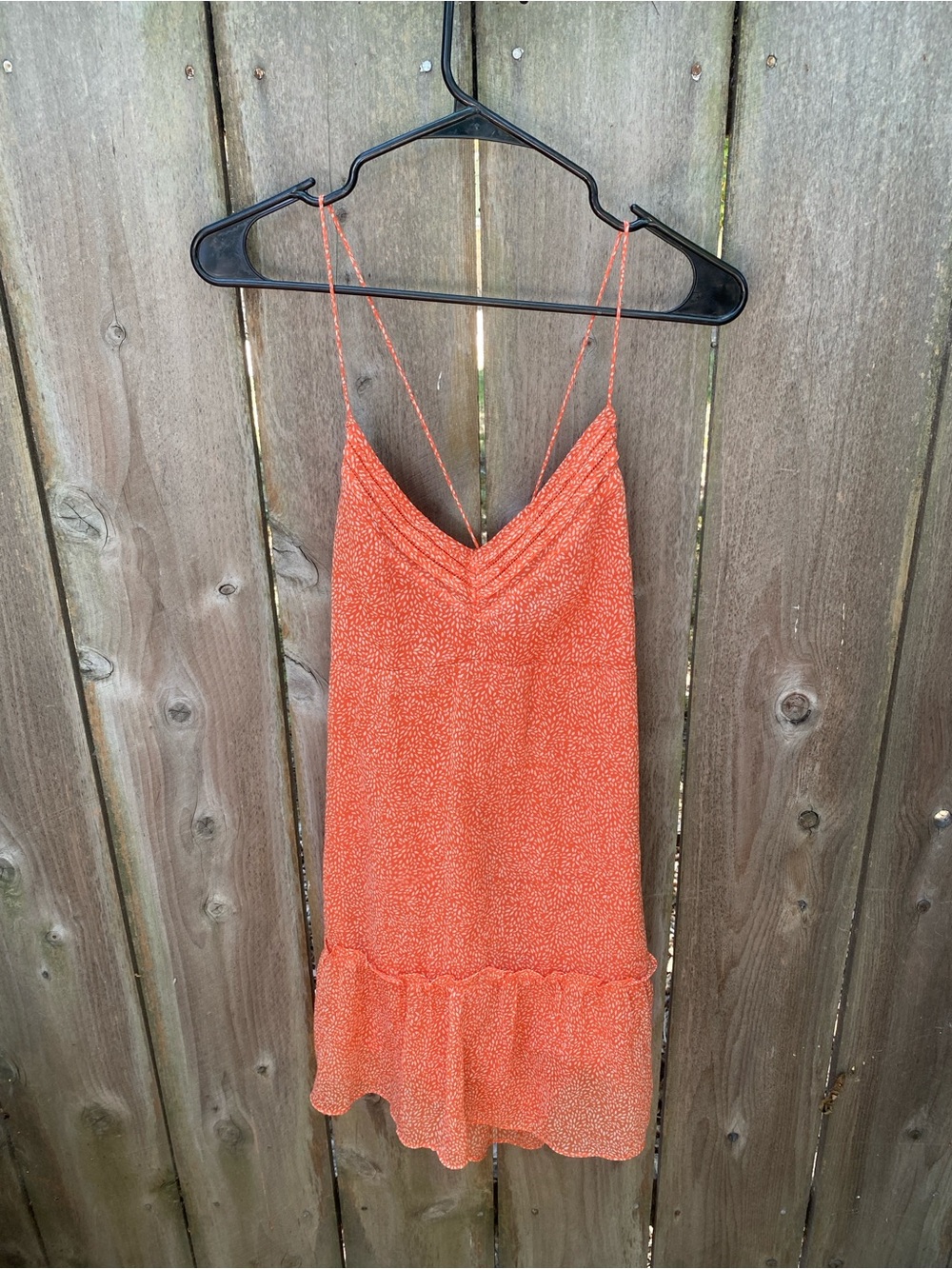 Y2K Abercrombie Lace Up Back Floral Slip Dress Medium - Picture 3 of 6